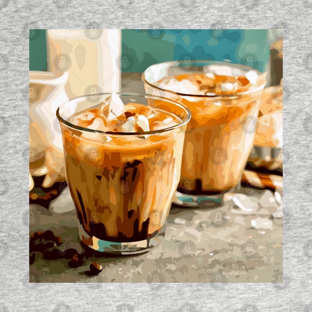 Iced Chestnut Praline Latte by Glenn Landas Digital Art